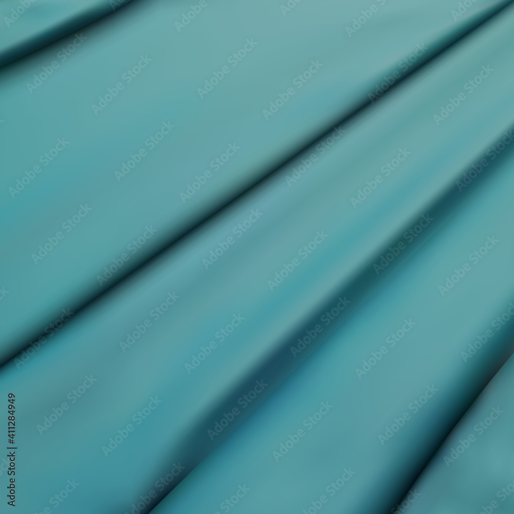 Obraz premium abstract background texture vector crumpled fabric cloth or liquid waves of folds idea design blue. eps 10