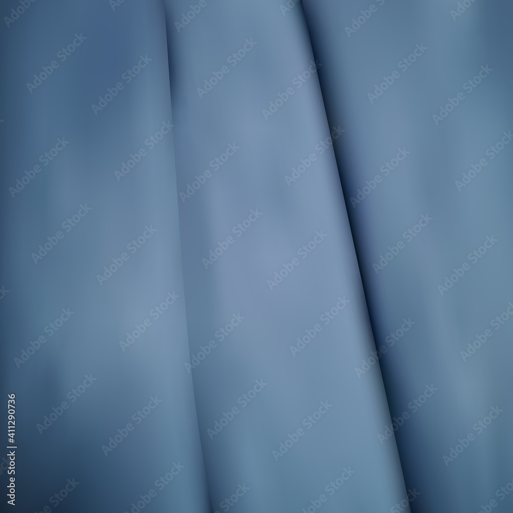 Fototapeta premium abstract background texture crumpled fabric cloth or liquid waves of folds idea design blue. eps 10