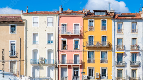 Fototapeta Naklejka Na Ścianę i Meble -  Sète in France, fisherboat in the harbor