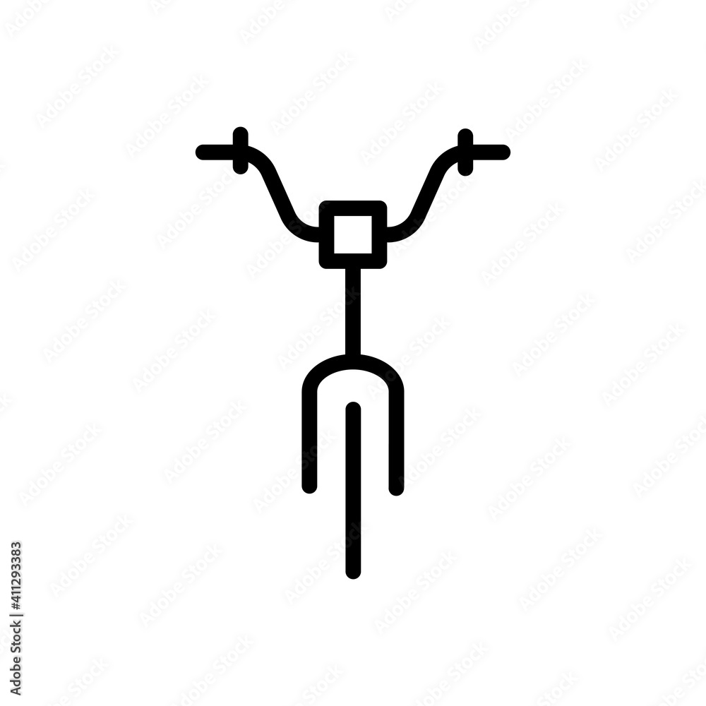 Outline Vector Icon Bike Isolated On A White Background. Bike Icon Sign Outline Vector Icon Bike Isolated On A White Background. Bike Icon Sign