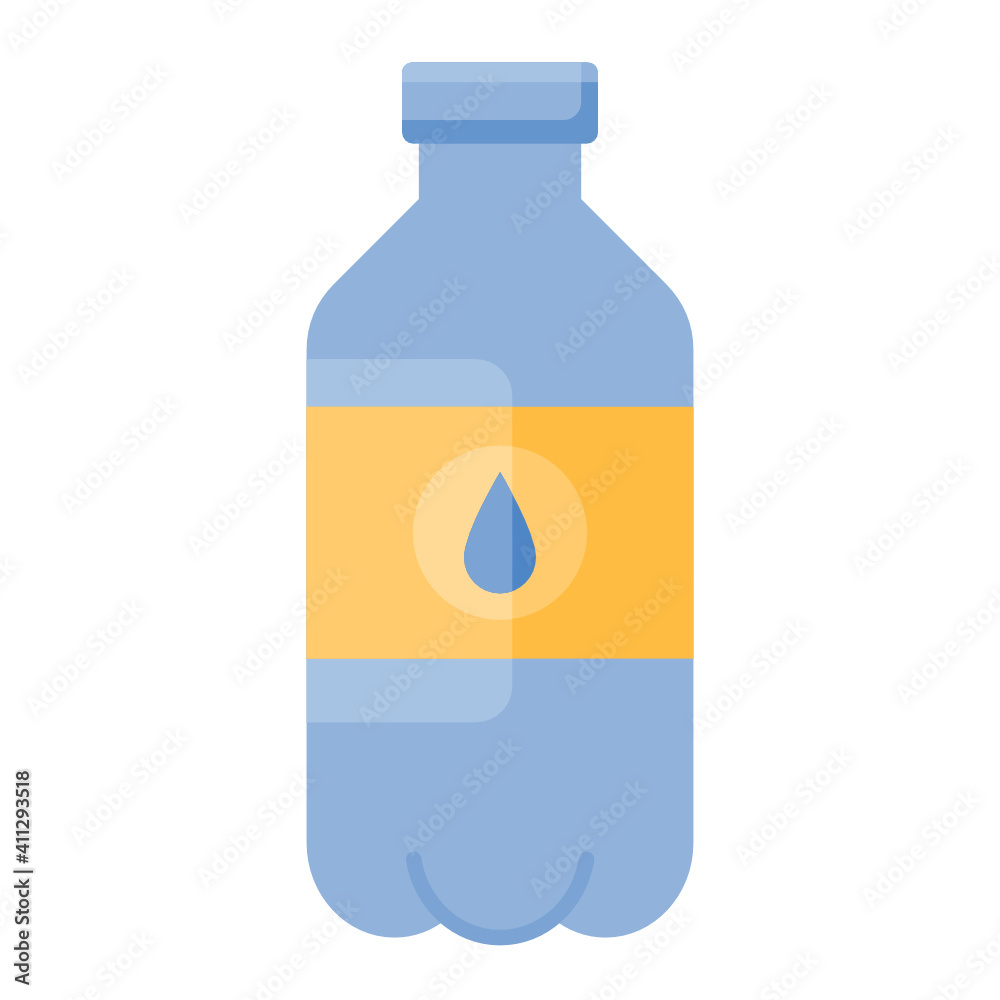mineral water bottles icon design flat style mineral water bottles icon design flat style