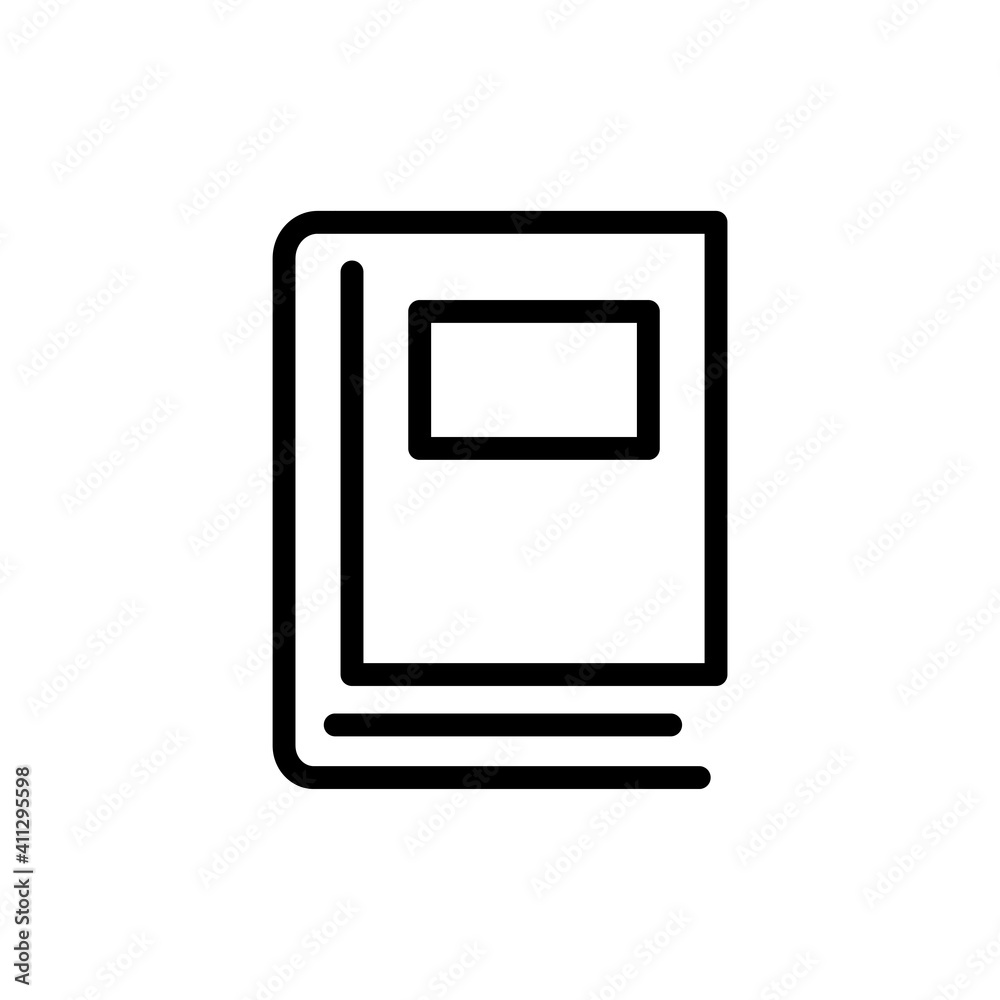 Book Line Icon Sign Symbol Vector Book Line Icon Sign Symbol Vector