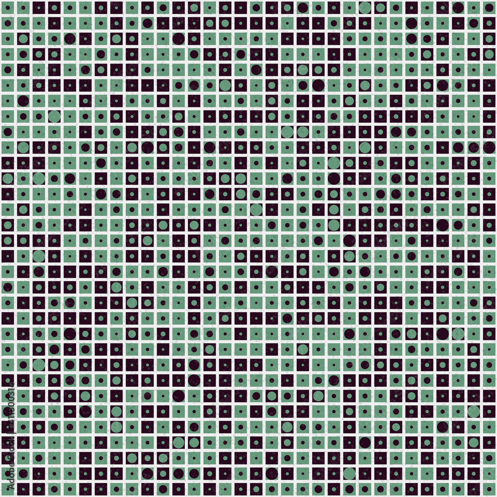 Fototapeta premium Abstract Geometric Pattern generative computational art illustration