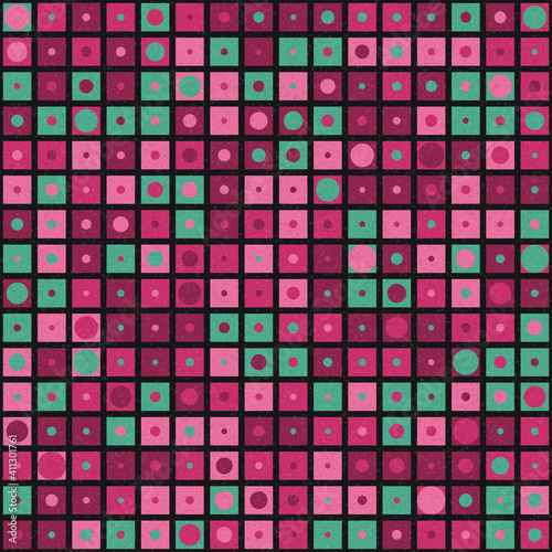 Abstract Geometric Pattern generative computational art illustration