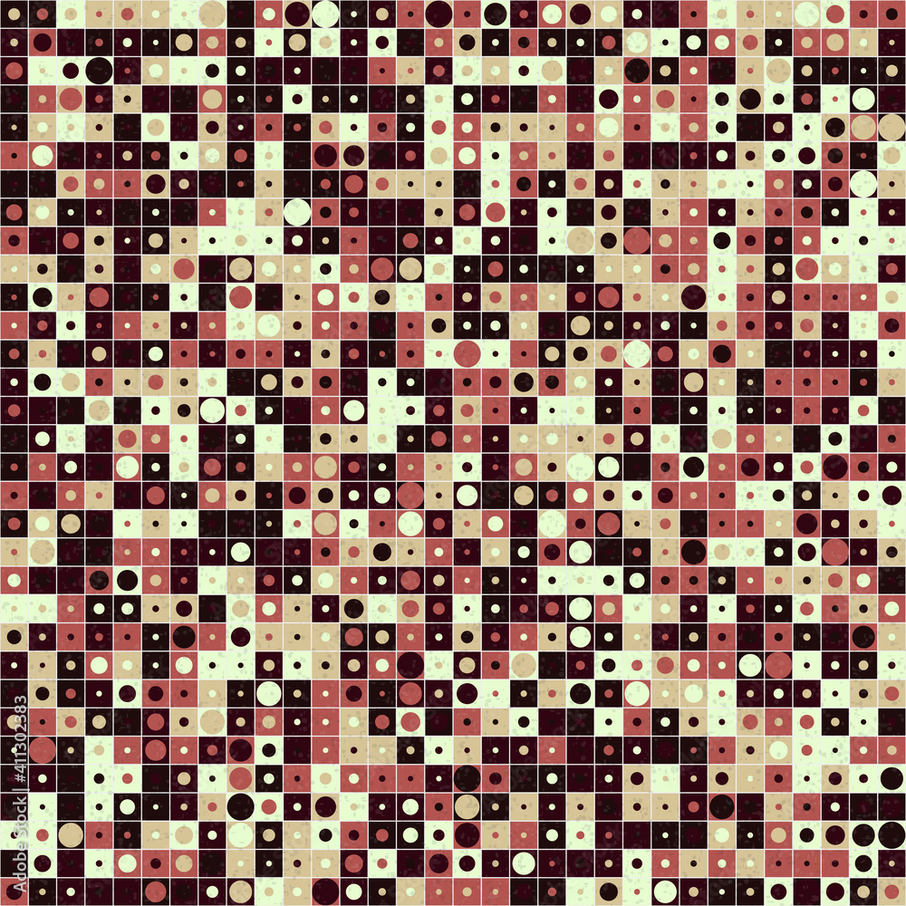 Abstract Geometric Pattern generative computational art illustration