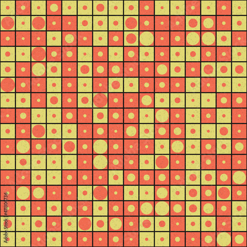 Abstract Geometric Pattern generative computational art illustration