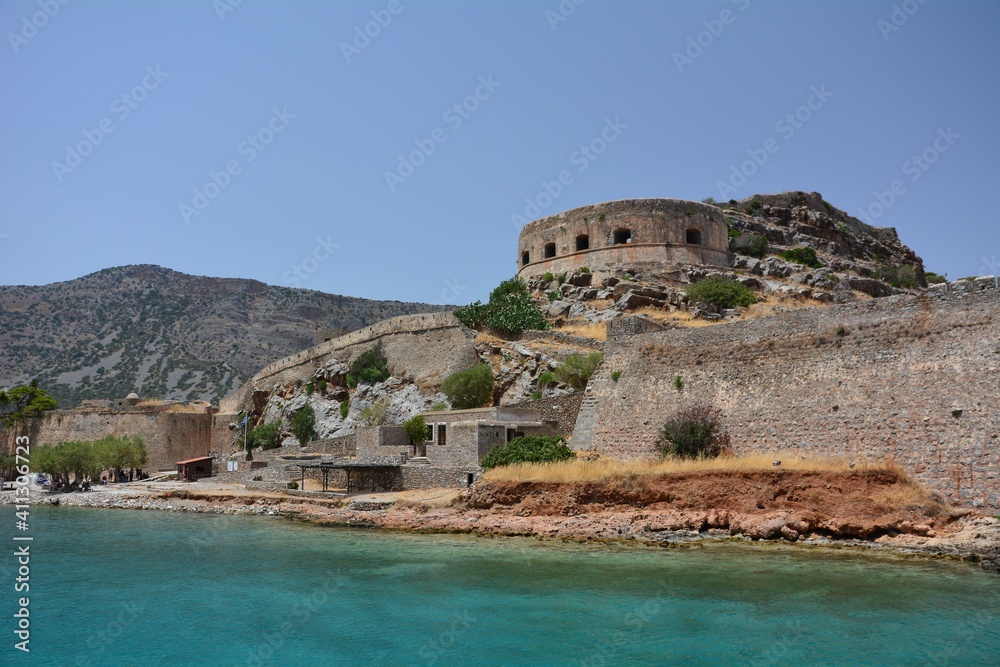 Grecki krajobraz.  Kreta