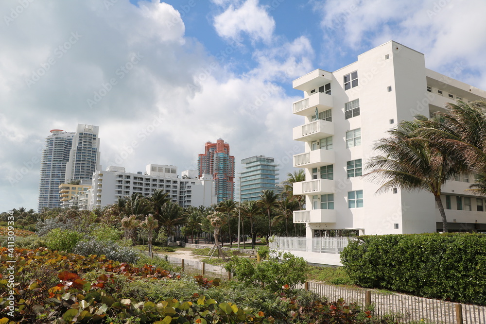 Fototapeta premium Miami Beach in Florida, USA