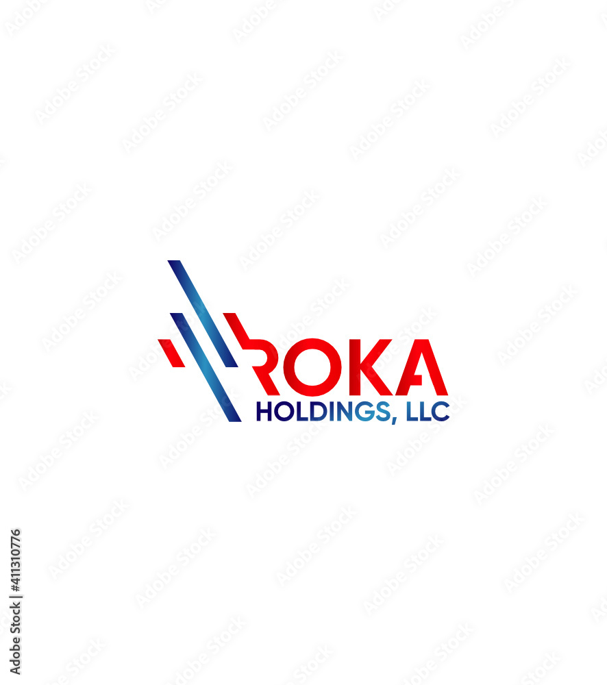 Roka holding llc logo template, vector logo for business and company identity Roka holding llc logo template, vector logo for business and company identity