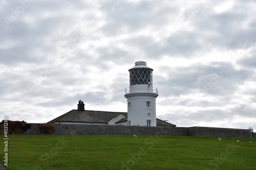 Stunning Look at St Bees Lighthouse in West Cumbria England photo