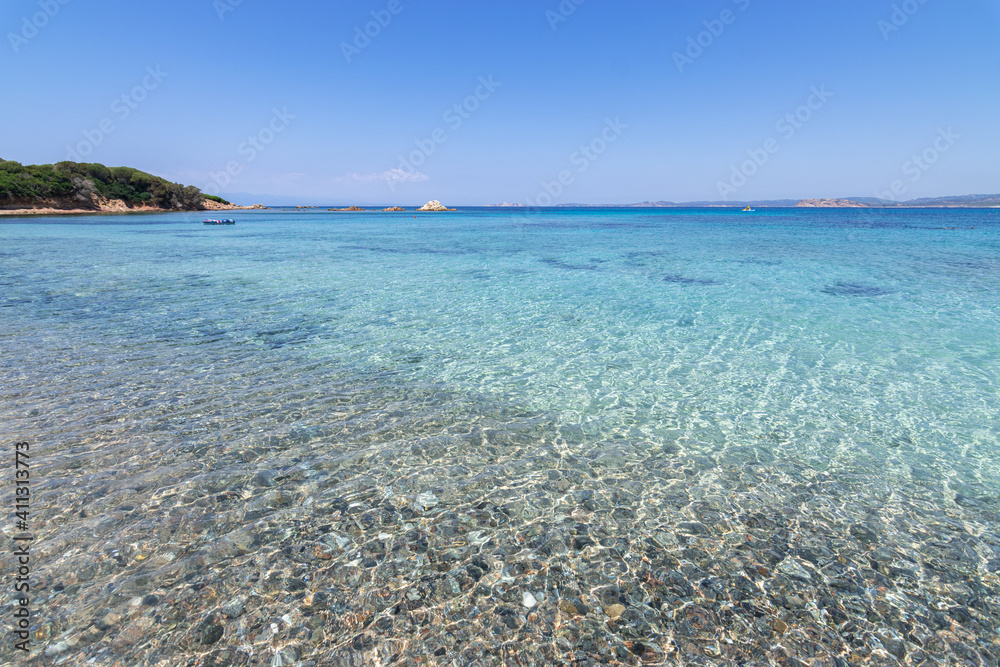 Panorama of Vignola Beach in Sardinia Panorama of Vignola Beach in Sardinia