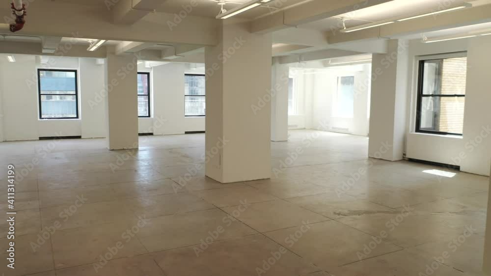 Pan View of an Empty White Office Part 1 Pan View of an Empty White Office Part 1