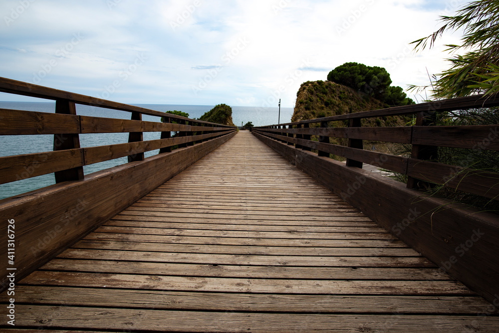 Obraz premium wooden bridge 