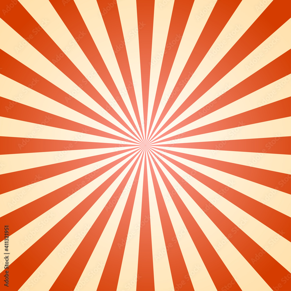 red rays on beige background for design circus theme red rays on beige background for design circus theme
