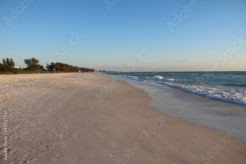 Holiday at Manatee public beach at Anna maria island, Florida USA