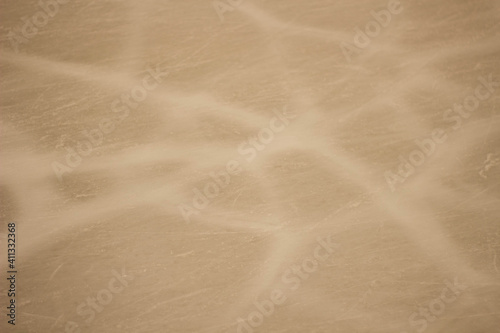 Textures of ice, white background