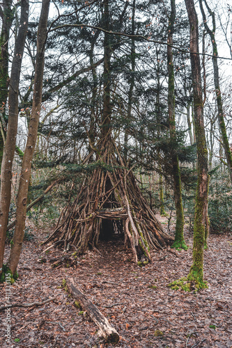 Teepee in the wood