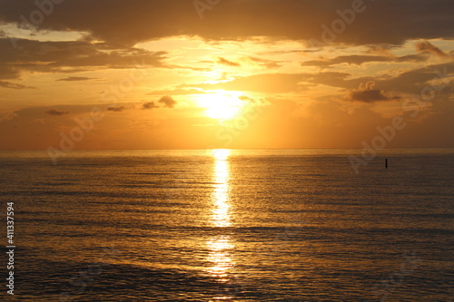 sunset over the sea © Reign