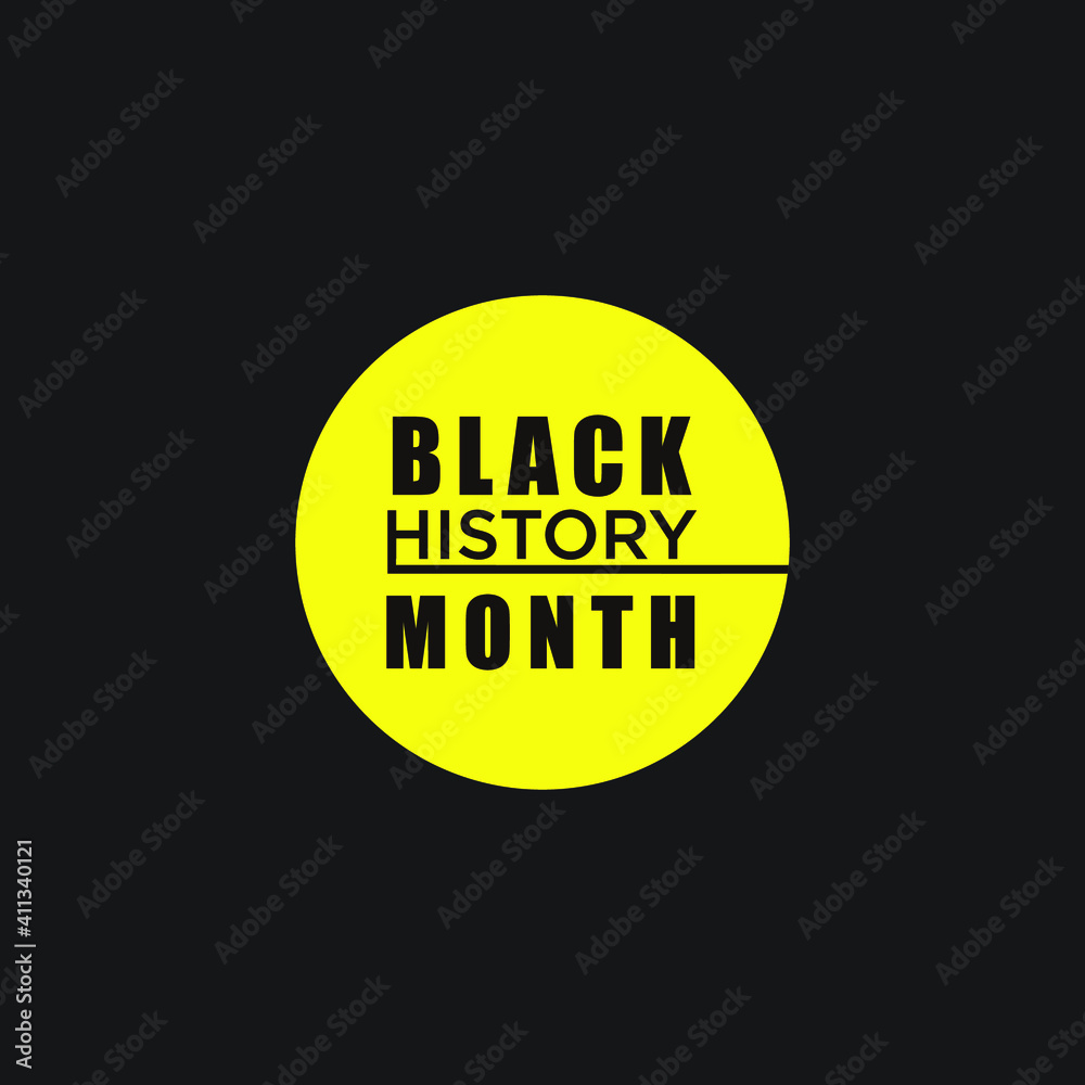 logo black history month icon templet logo black history month icon templet