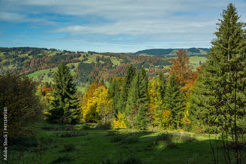 alps in germany in autumn