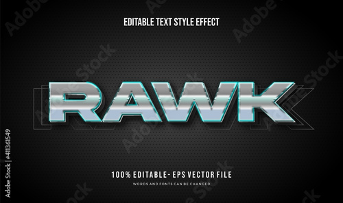 Modern Editable text style effect . Vector File Editable 