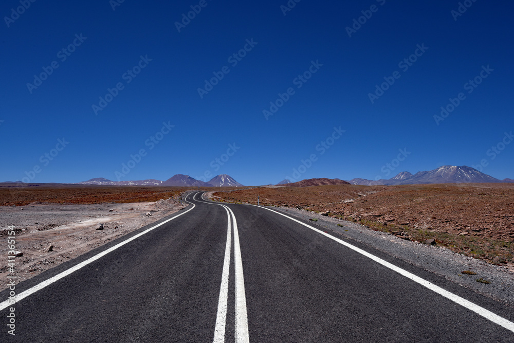 road in the Atacama Highlands, Chile

