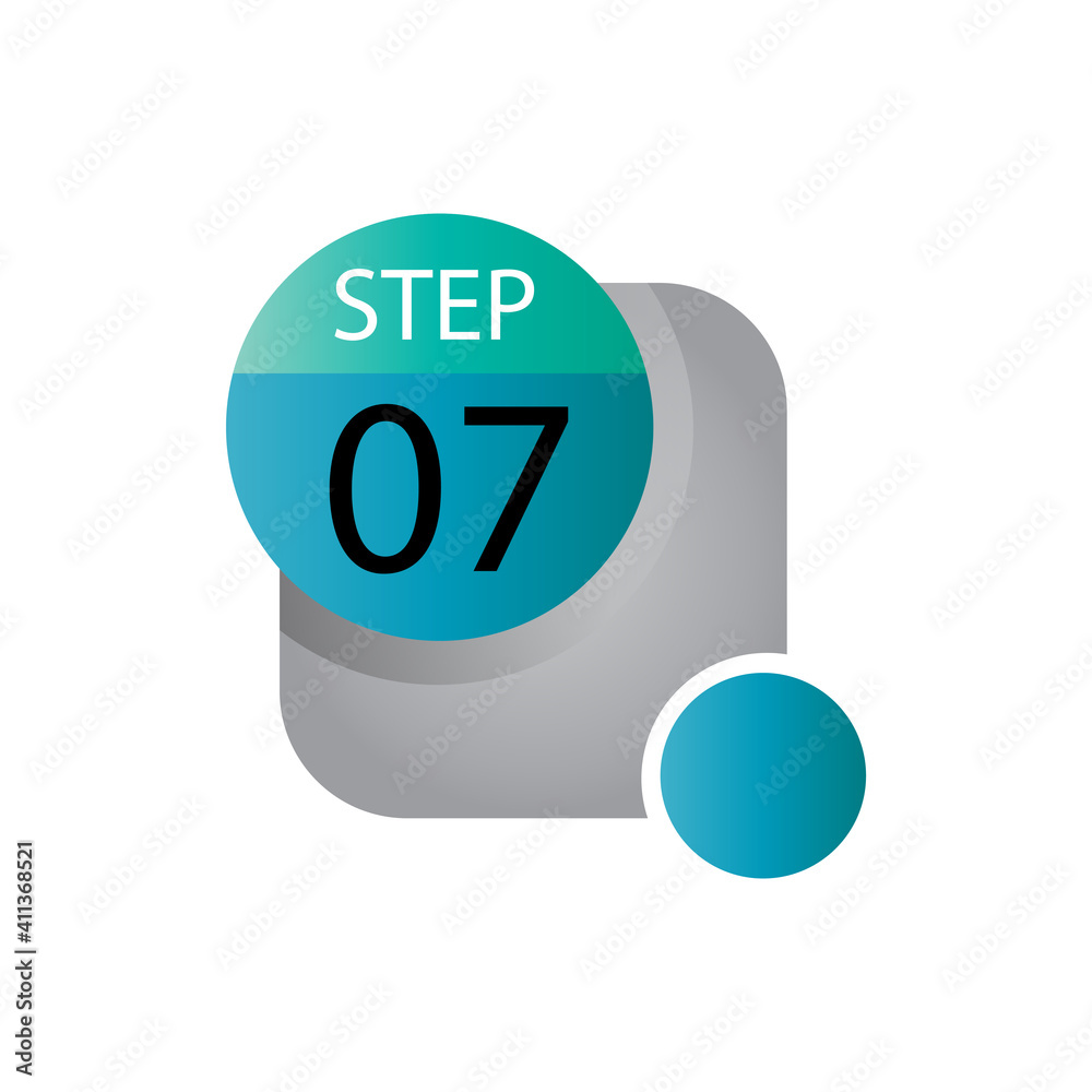step 07 label vector template design illustration step 07 label vector template design illustration