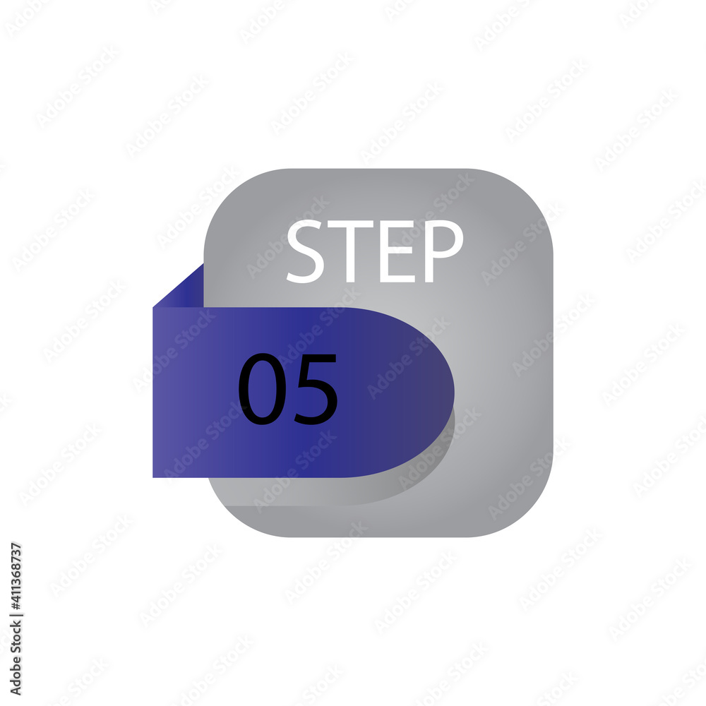 step 05 label vector template design illustration step 05 label vector template design illustration