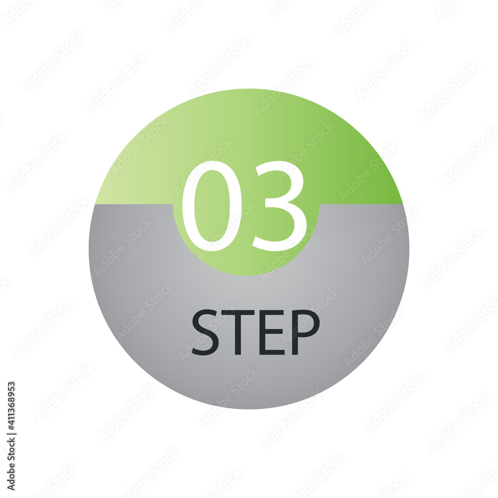 step 03 label vector template design illustration step 03 label vector template design illustration