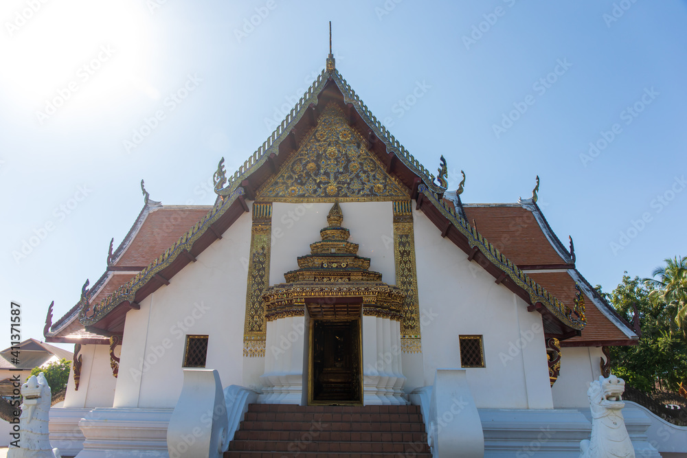 Church of Wat Phumin temple, Nan Province, Thailand. Asia.
