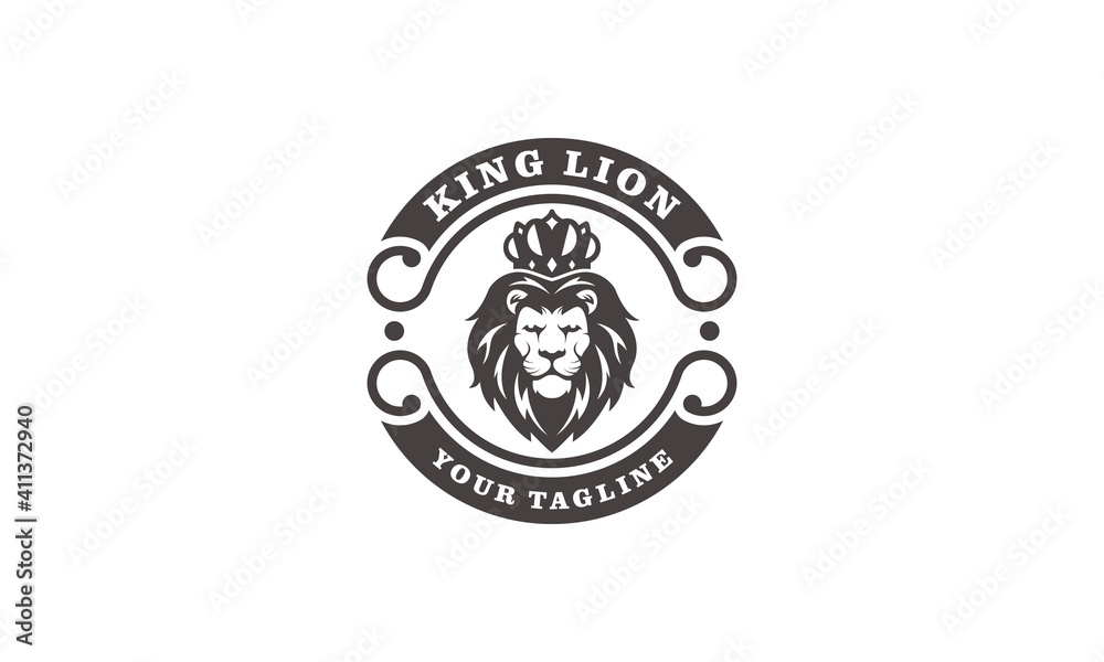 lion king logo that looks strong and tough lion king logo that looks strong and tough