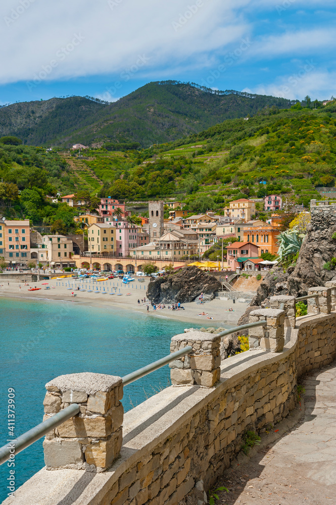 Idyllic landscape of Monterosso al Mare, Cinque Terre, Italy