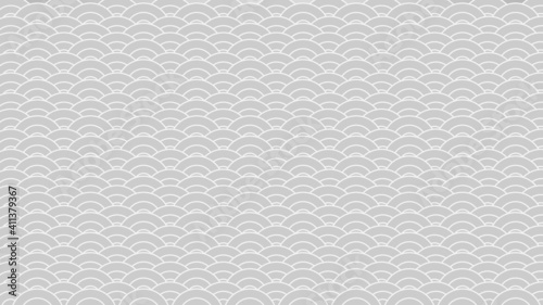 Chinsese Wave Sea Pattern Background