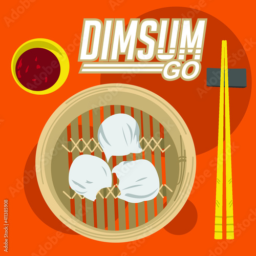 dimsum icon illustration