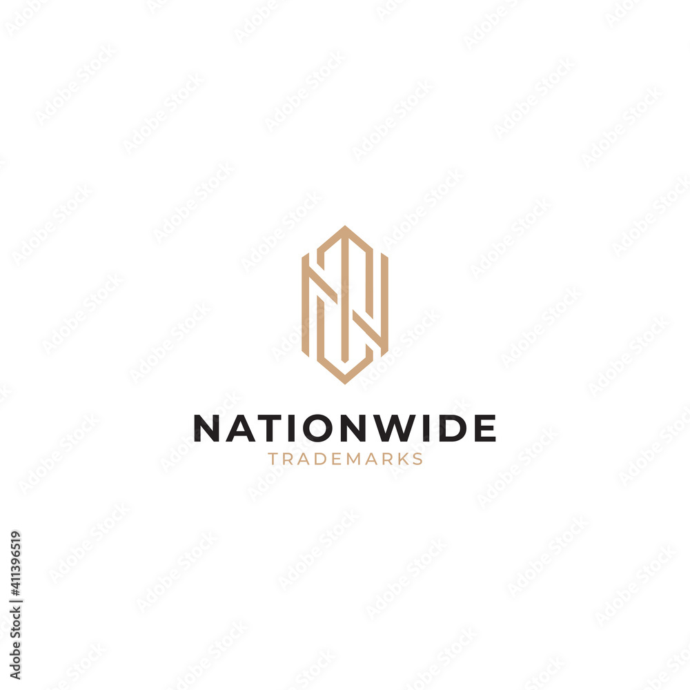 Letter TN logo design with simple style Letter TN logo design with simple style
