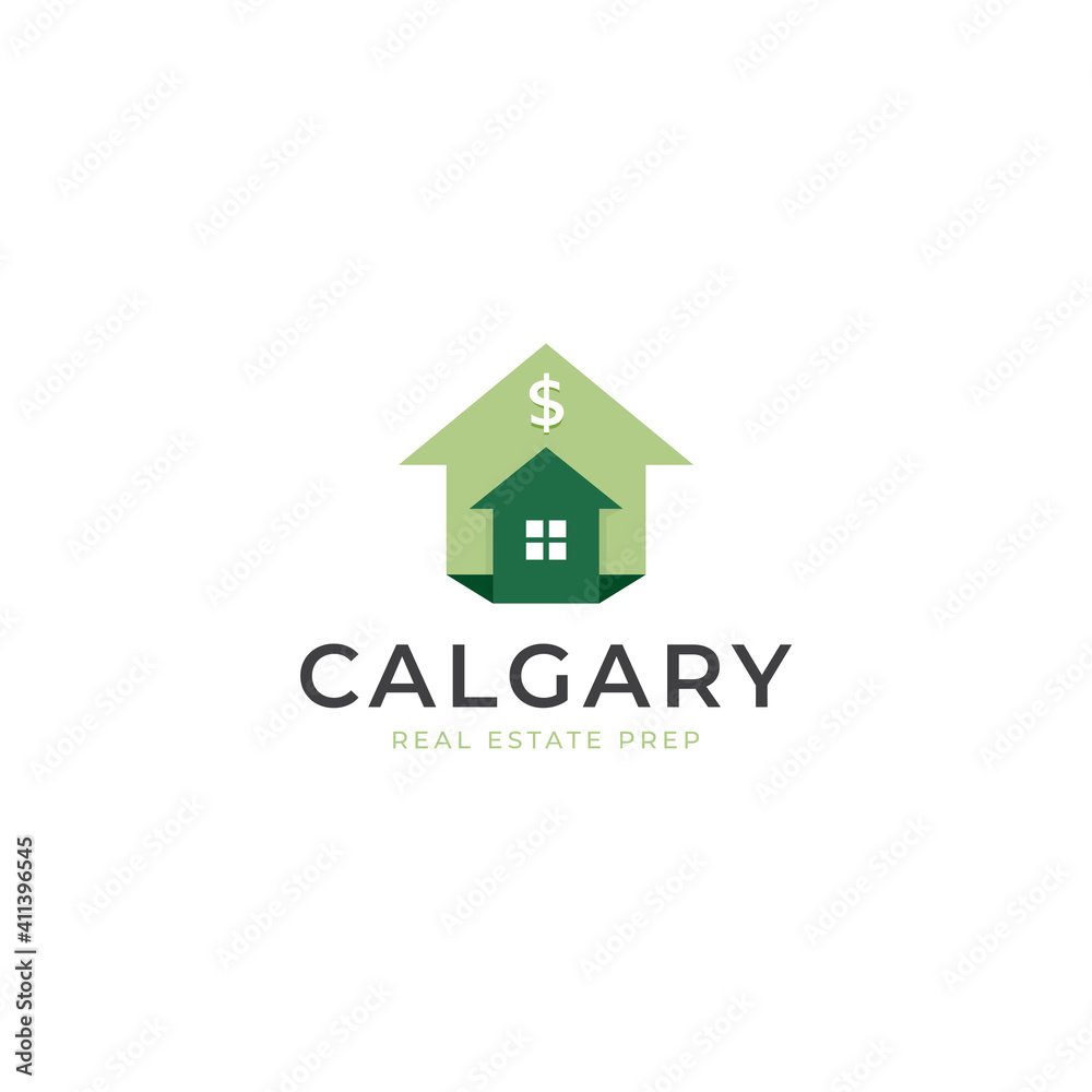 Arrow home logo design with simple style Arrow home logo design with simple style