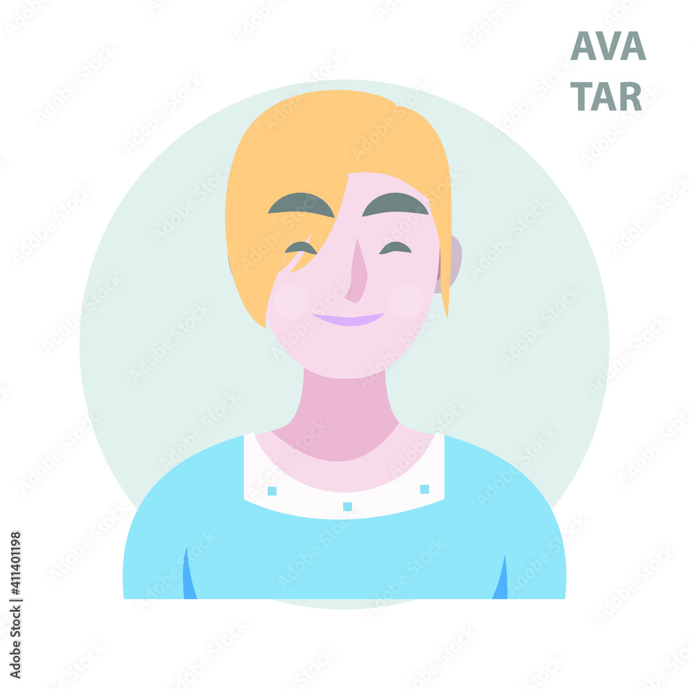 simple vector avatar flat design simple vector avatar flat design