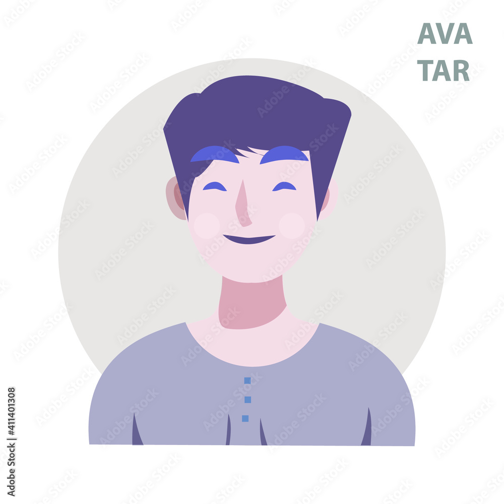 simple vector avatar flat design simple vector avatar flat design
