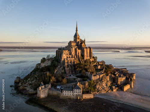 Le Mont-Saint-Michel Frankreich / Normandie zur Grenze der Bretagne. photo
