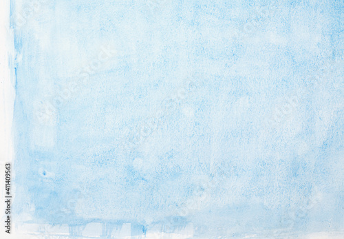 Watercolor painting in blue...