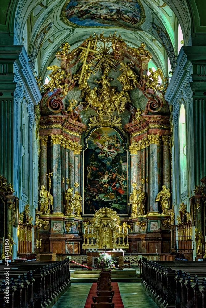 interior of a church in Krems
