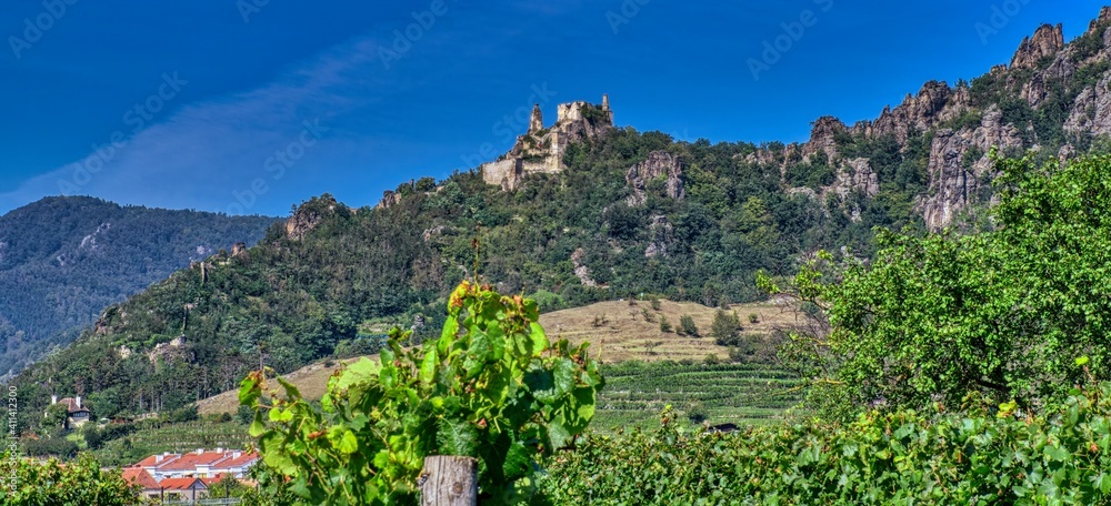 View to Duernstein castle Wachau