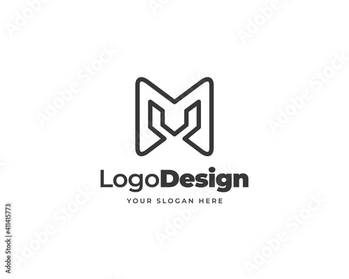 M letter spartan helmet logo vector. M letter monogram modern logo designs concept