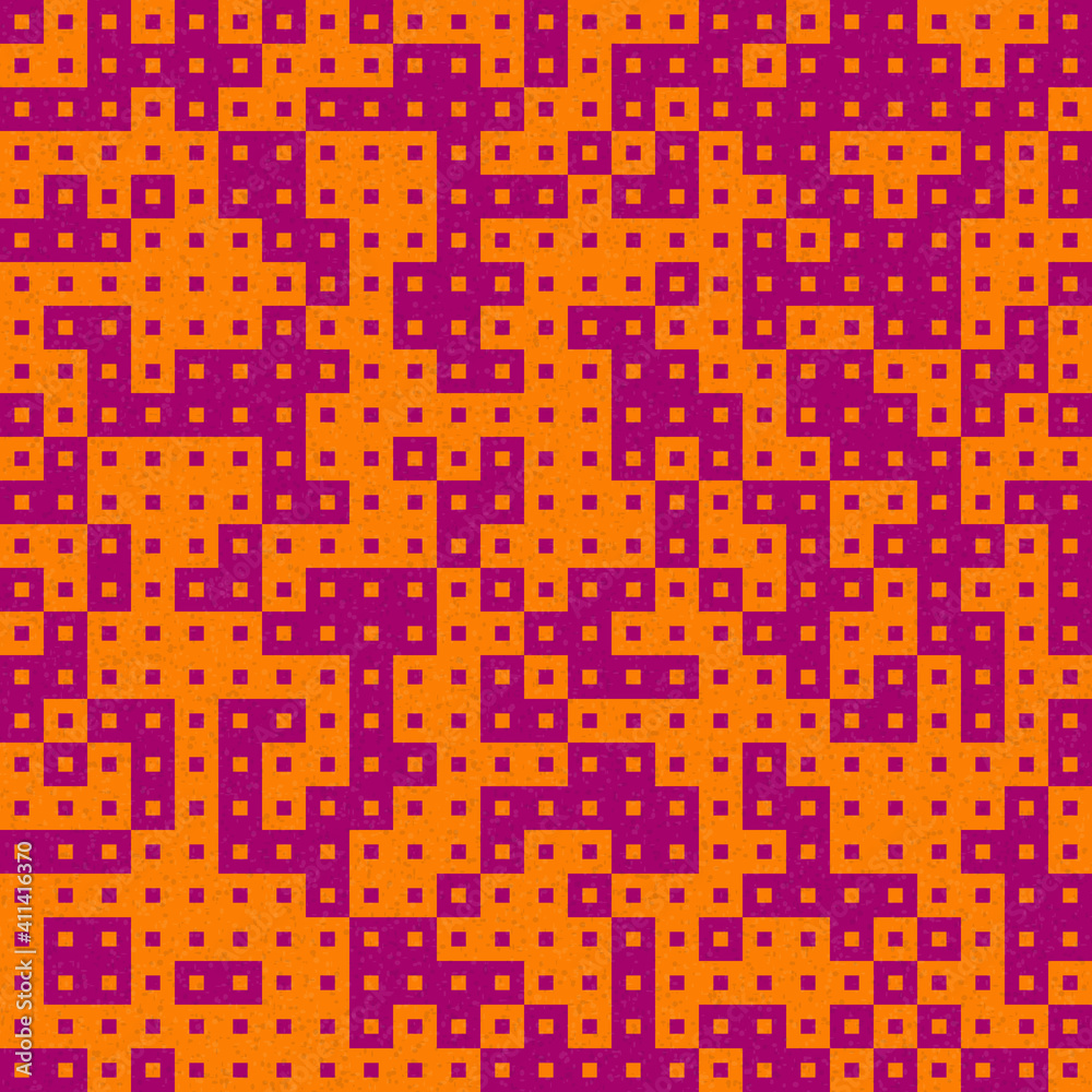 Fototapeta premium Abstract Geometric Pattern generative computational art illustration