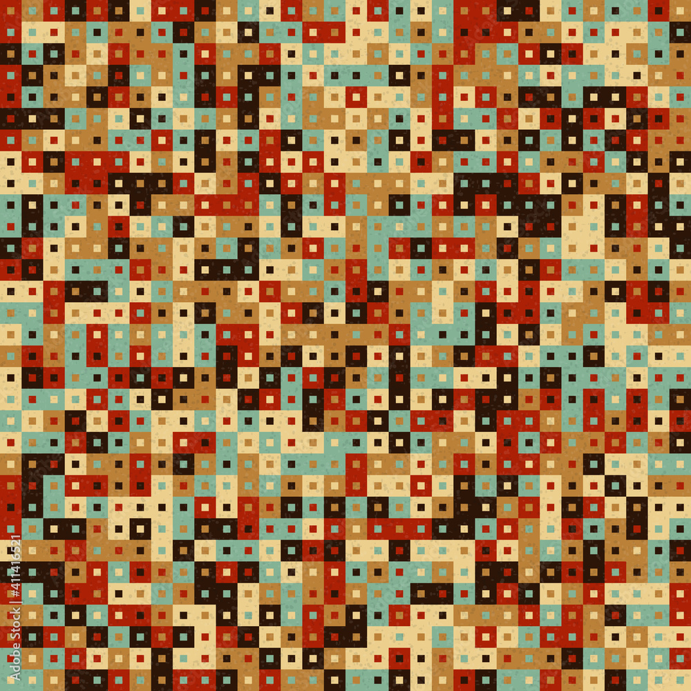 Abstract Geometric Pattern generative computational art illustration