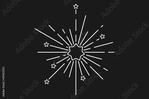 Sunburst icon collection vector.Retro sunburst design.Big collection sunburst best quality. Vector illustration