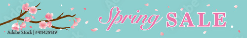 スプリングセール　バナーデザイン