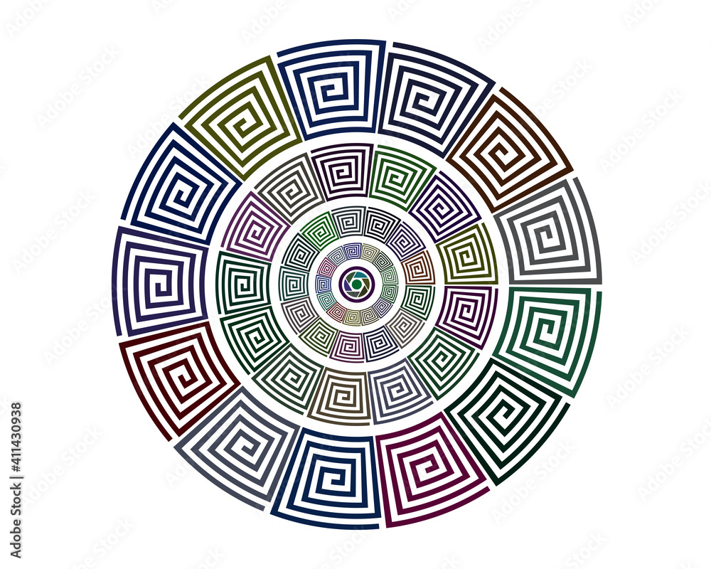patterns in a circle