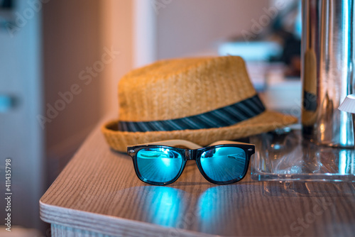 sunglasses on the beach