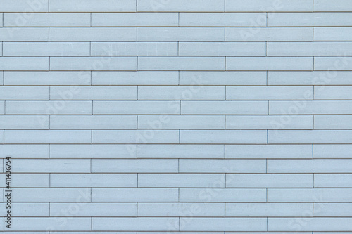 Smooth brick wall surface